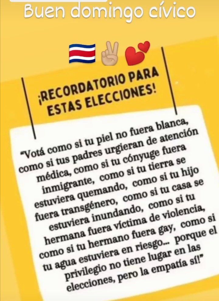 shirgail's tweet photo. #Elecciones 2022 🇨🇷🥳💕 https://t.co/CslZogOsNP