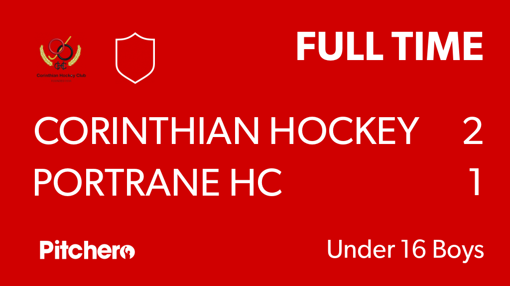CorinthiansHock's tweet image. FULL TIME: Corinthian Hockey Club 2 - 1 Portrane HC
#CORPOR #Pitchero
chc.ie/teams/191767/m…