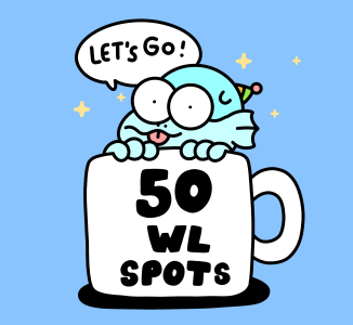 We're giving away 50 Allowlist spots to celebrate the first week of our Discord community! Thank you for such an amazing week!

To volunteer:
✅Follow us
❤️Retweet this post and tag a couple friends!
 
Volunteers will be randomly drawn in 24 hours! #WeAreTheDreamers #NFTcommunity