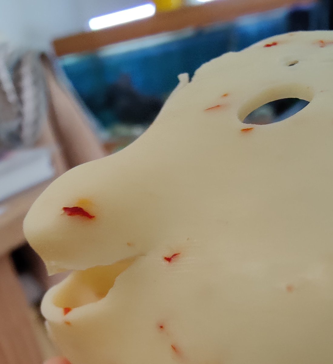 Heute voll den witzigen #Käse zum Essen gehabt. Der hat mich sichtlich angelacht. Hat ihm aber trotzdem nichts genutzt, er wurde trotzdem verspeist.