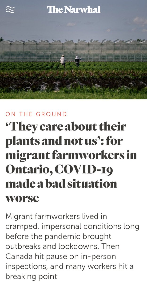 ___dont_panic's tweet photo. A reminder of who actually farms Canada's food, who dies picking the soil, and who delivers it to your home. https://t.co/QUfEcAXz1F