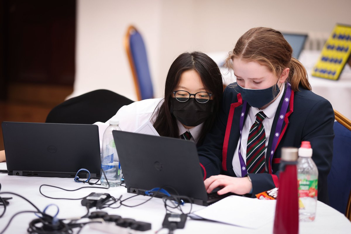 JennaKBradley's tweet photo. Super stuff at the NI final of the #CyberFirst Girls Competition yesterday. Great to see so many young, female cyber technologists give it their all. 

Well done to every participant &amp; congrats to the overall winners @StCatsComputing 🥳👩‍💻

@AllstateNI @NCSC https://t.co/7uEI0NXJcA