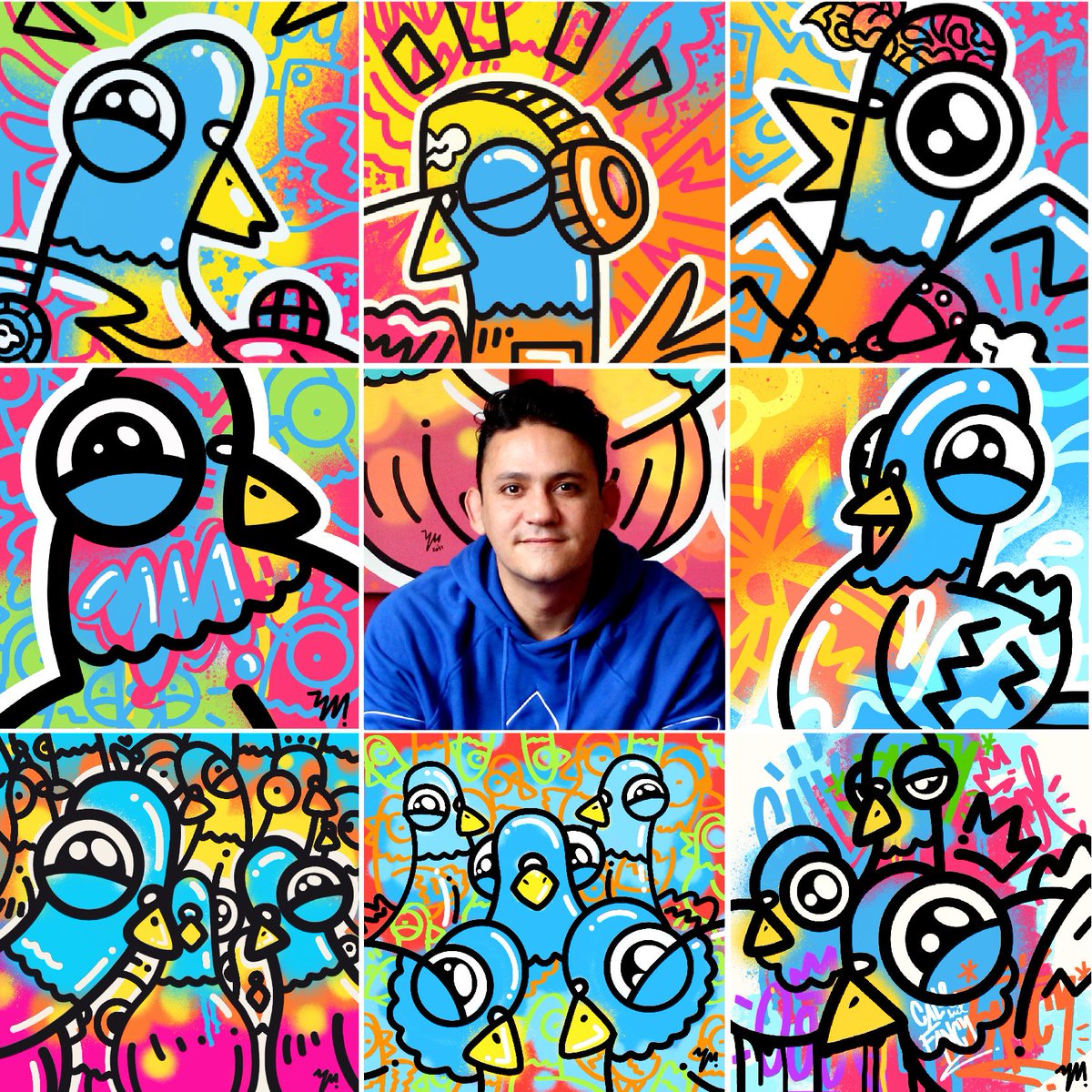 YuZapata3SC's tweet photo. Vibrant colors, good vibes and happy pigeons!
YUZAPATA PIGEONS COLLECTION available at @opensea:
https://t.co/GPJKB0ni2p
#NFT #NFTs #Pigeon #Art #StreetArt #Sunday https://t.co/52sERfR45k