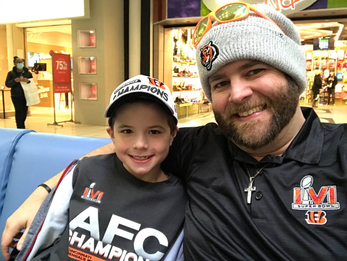 ChuckDryer's tweet photo. Had to get these to remind us that this is actually happening! #RuleItAll #WhoDey https://t.co/t4EGKBmYhv