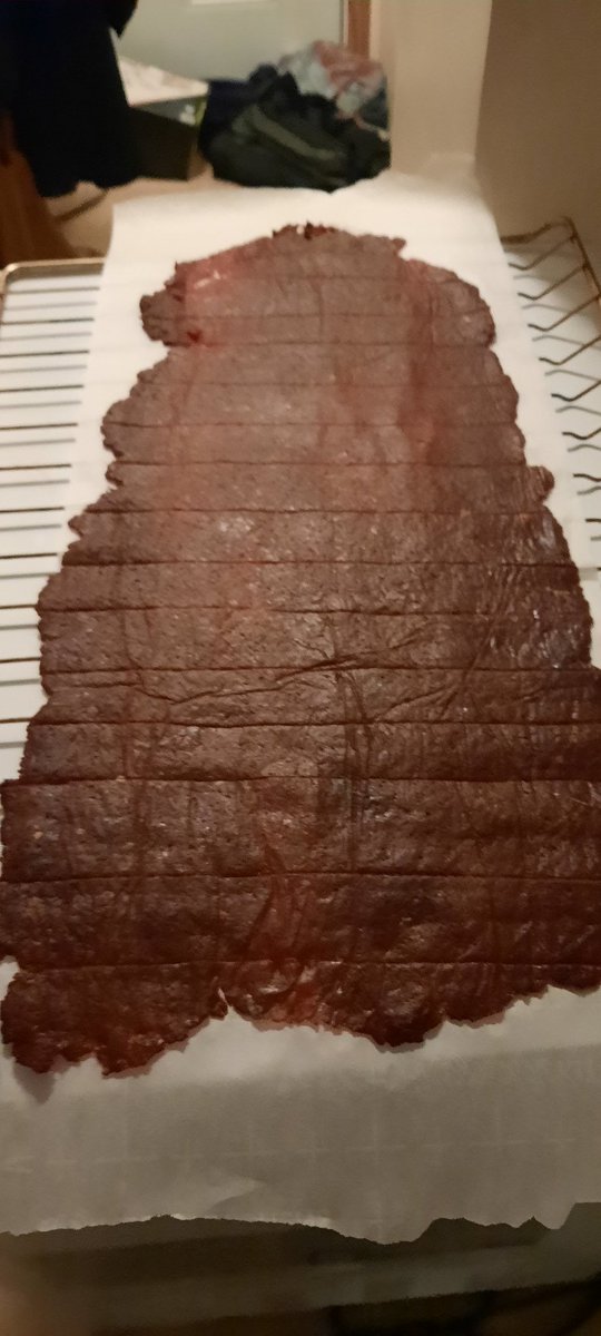 petermenacho's tweet image. Grinded moose meat spice up, and turnouts tasty like beef jerky