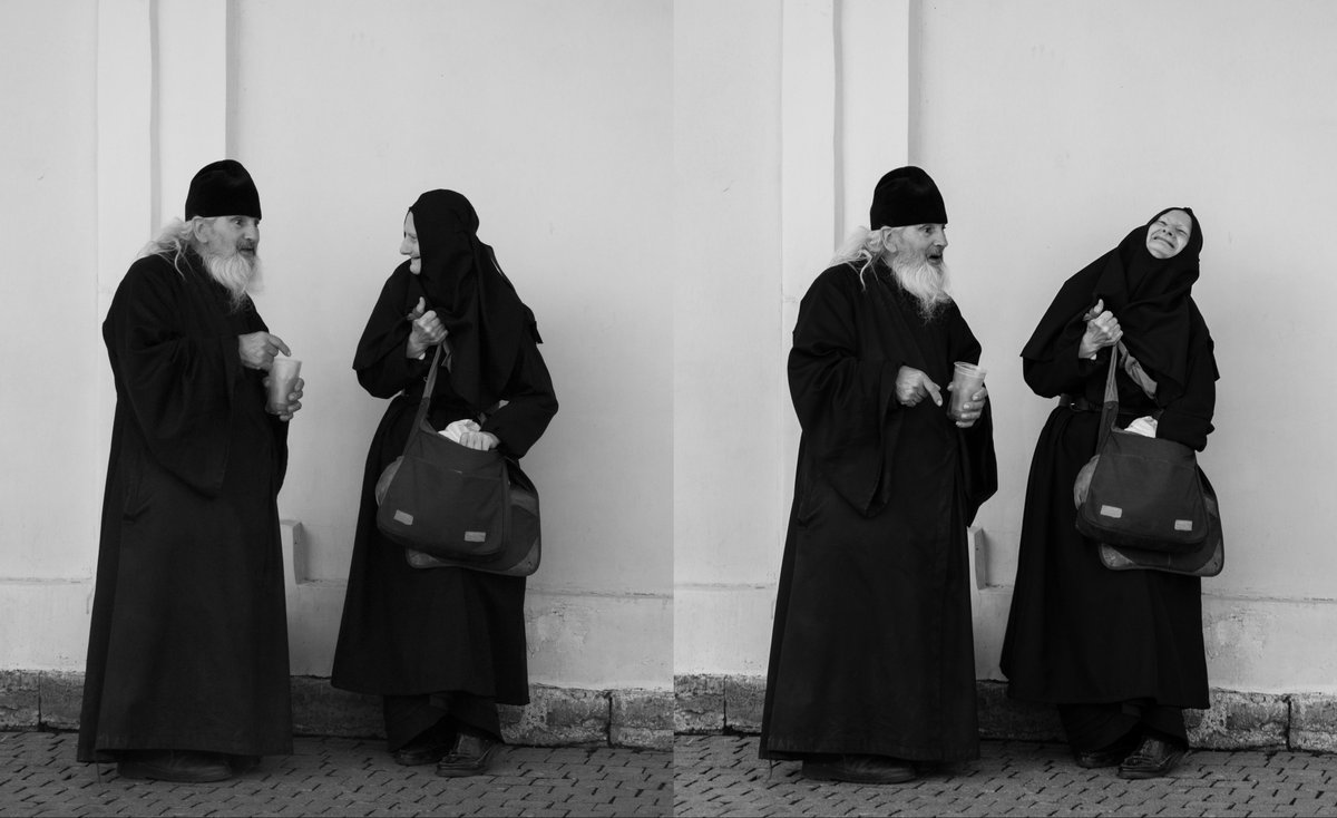 opensea.io/assets/matic/0… Passing by the Alexander Nevsky Lavra in 2015 (Spb) , I caught the mood of a monk and a nun who are begging #Nftphotographer #NFtphotography