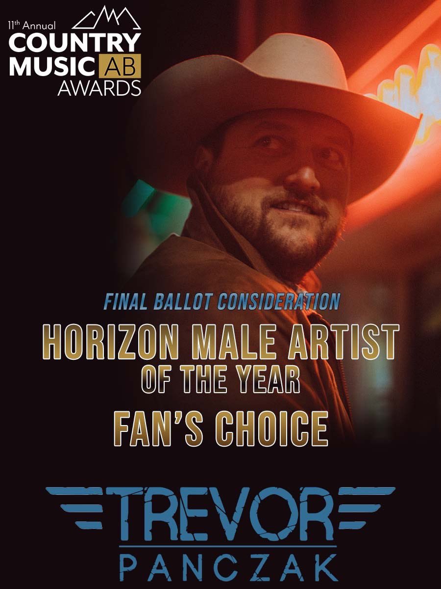 Trevor Panczak (@trevorpanczak) on Twitter photo SHARE
Hello everyone! The final round of voting for The <a href="/CountryMusicAB/">Country Music Alberta</a> Fan’s Choice award is open! Please take a moment to vote and share this with your friends. #cmab #whereigotocomeback #TrevorPanczak
surveymonkey.com/r/7LQFP9C SHARE
Hello everyone! The final round of voting for The <a href="/CountryMusicAB/">Country Music Alberta</a> Fan’s Choice award is open! Please take a moment to vote and share this with your friends. #cmab #whereigotocomeback #TrevorPanczak
surveymonkey.com/r/7LQFP9C