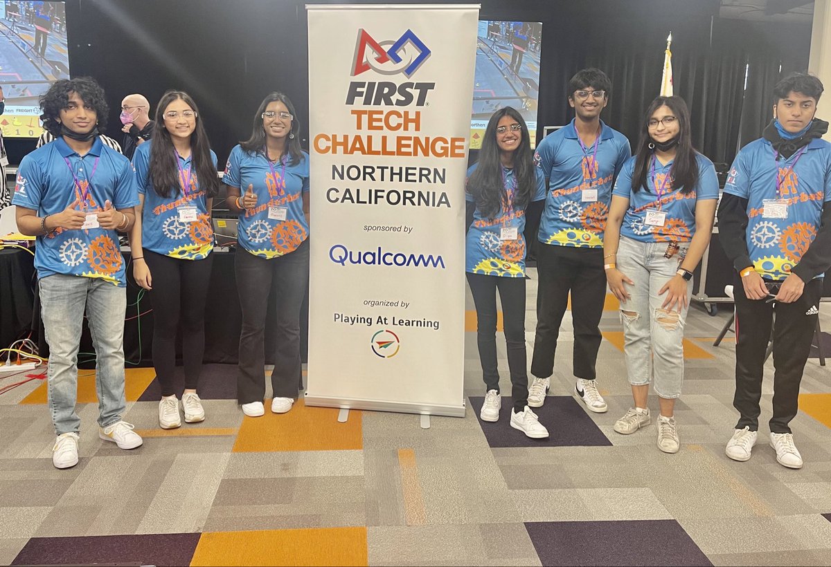 ThunderbotsFTC's tweet photo. We are excited to host 16 teams at the @FTCTeams qualifier in ElkGrove, CA today. Livestream link :  https://t.co/Px0TIxFLSc Thanks @pal_firstrobots , volunteers and teams! https://t.co/ktIX9PZWnQ