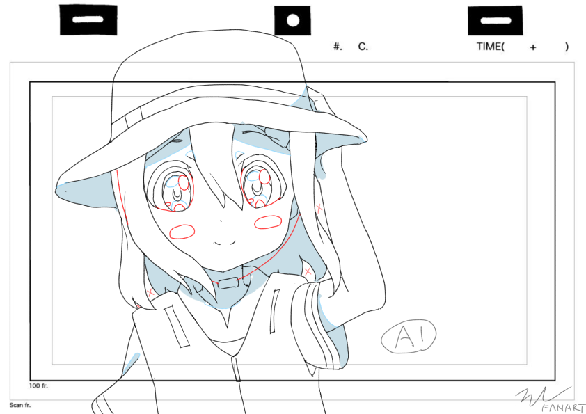 なんとなく原画風 