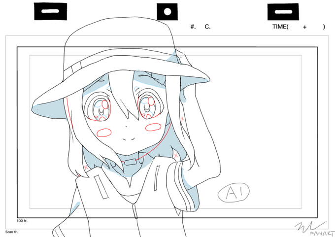 なんとなく原画風 