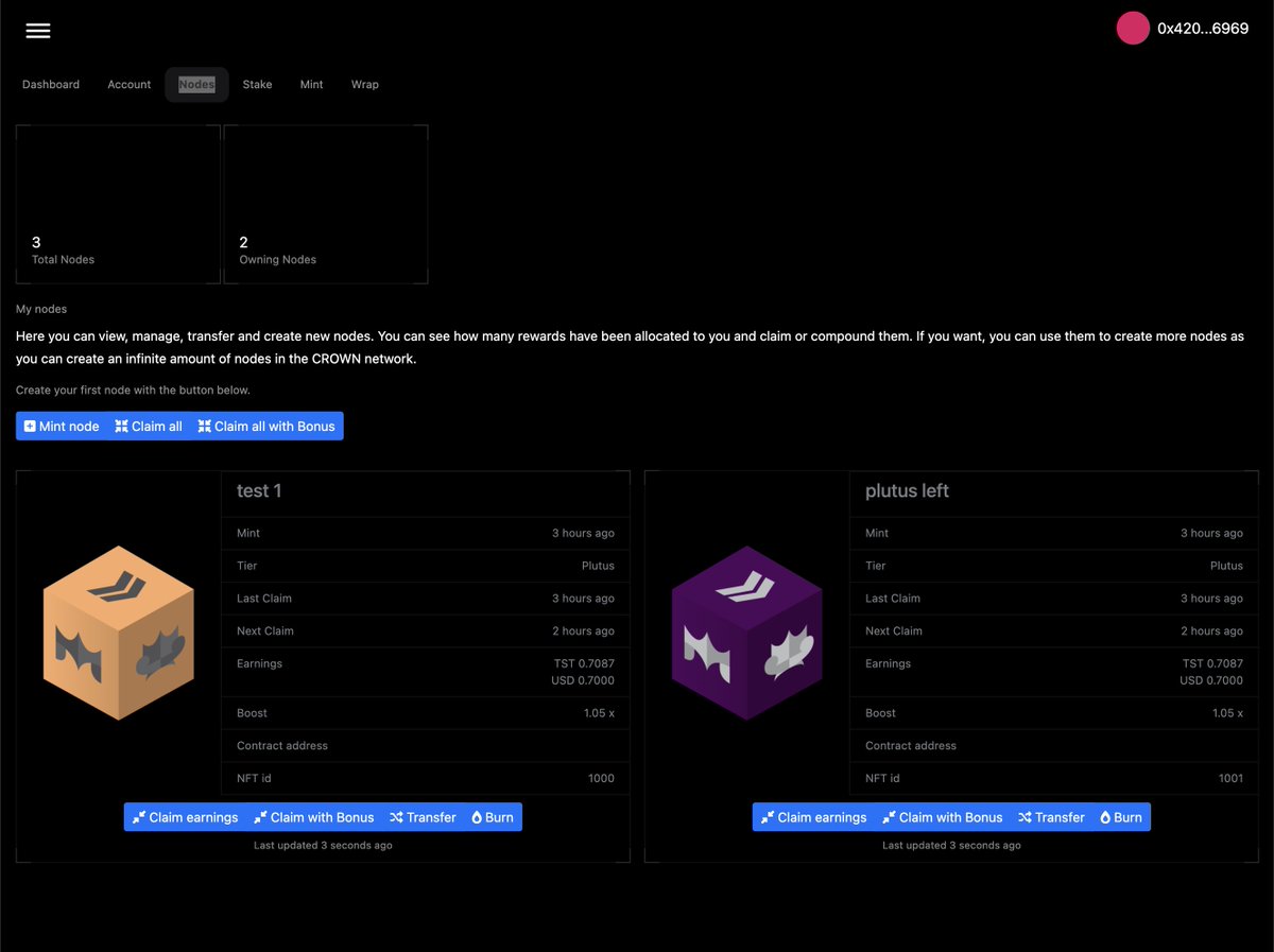 BlitzLabs_io's tweet image. New dapp &amp;amp; $Throne node sneak peek.

#MidasDAO $CROWN #AVAX #NaaS #FaaS