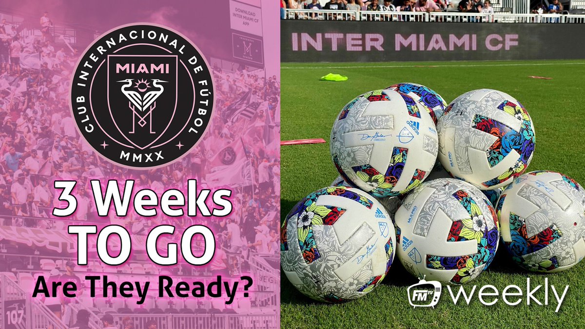 Inter Miami only has 3 weeks left before they kick off the 2022 season. The team has been totally rebuilt, but are they ready? Do they still need another player or two? Let's discuss.
@FutbolMiamiTV is brought to you by @Canes_Wear 7 pm LIVE  https://t.co/QCpcFLruQS https://t.co/2ZjYjab79J
