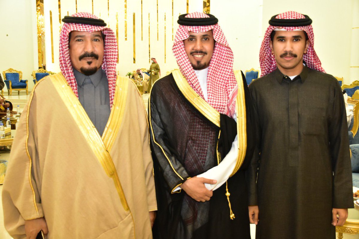 نتقدم #بالتهنئة 
للشيخ ماضي بن سلطان الربيع 
بمناسبة زواج اخيه 
الشيخ نايف بن سلطان الربيع 
ونقول له كم قال الرسول صلى الله عليه وسلم 
( بارك الله لكما وبارك عليكما وجمع بينكما في خير ) 
#سبيع
#اللفايين 
#الخرمة
#رنيه
#الغريف
#رماح