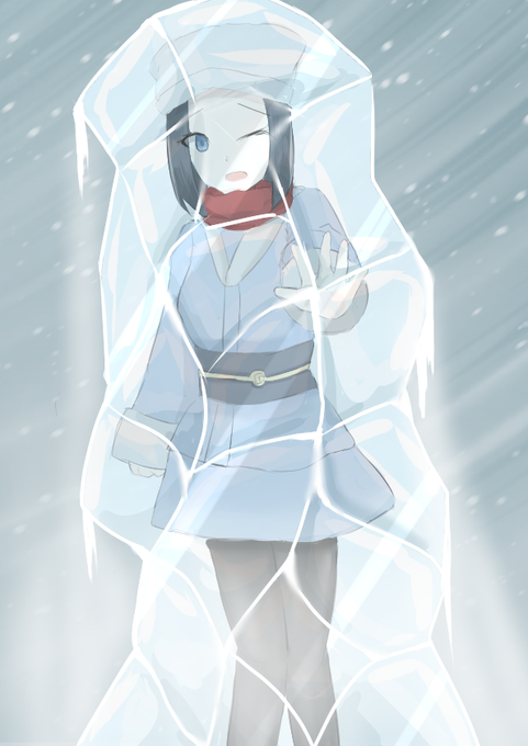 氷漬けのtwitterイラスト検索結果