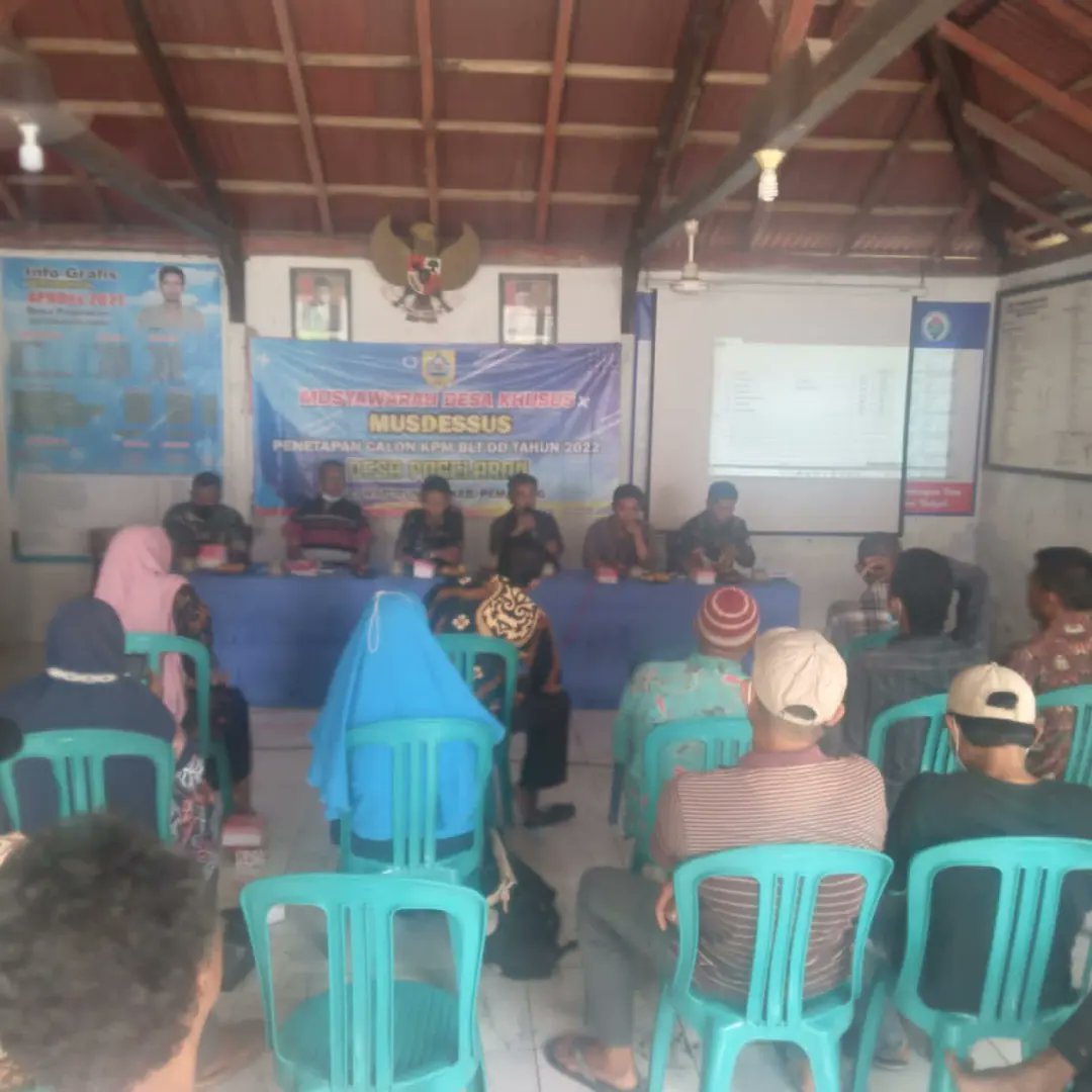 PagelaranDesa's tweet photo. Mudesus Penetapan KPM BLT DD Tahun 2022 Desa Pagelaran Kec. Watukumpul ( 28 Januari 2022 ). https://t.co/CkvZJV8jjw