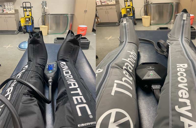 SimpliFaster's tweet photo. "I would go w/ the #RecoveryAir if you’re using compression for recovery purposes, while I have found the #NormaTec to be a more versatile unit for those who work in a sports medicine setting."

➡️ @mgill52 examines pros &amp; cons of leading compression units
https://t.co/X2N8hXCUfU https://t.co/225k4ybW5F