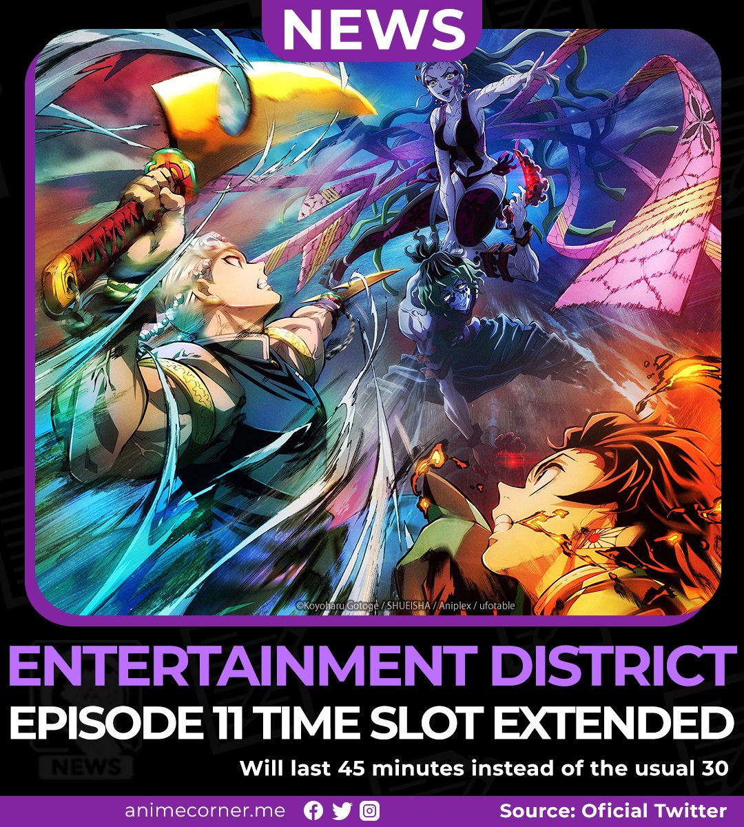 Demon Slayer: Entertainment District Arc Finale (Episode 11) Time