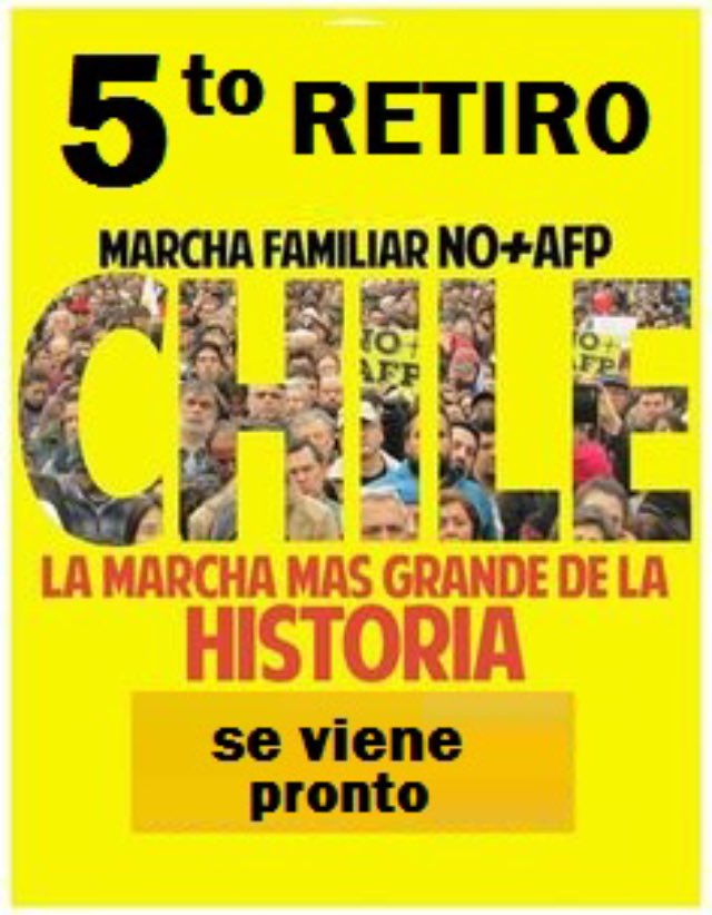 #QuintoRetiroEnMarzo