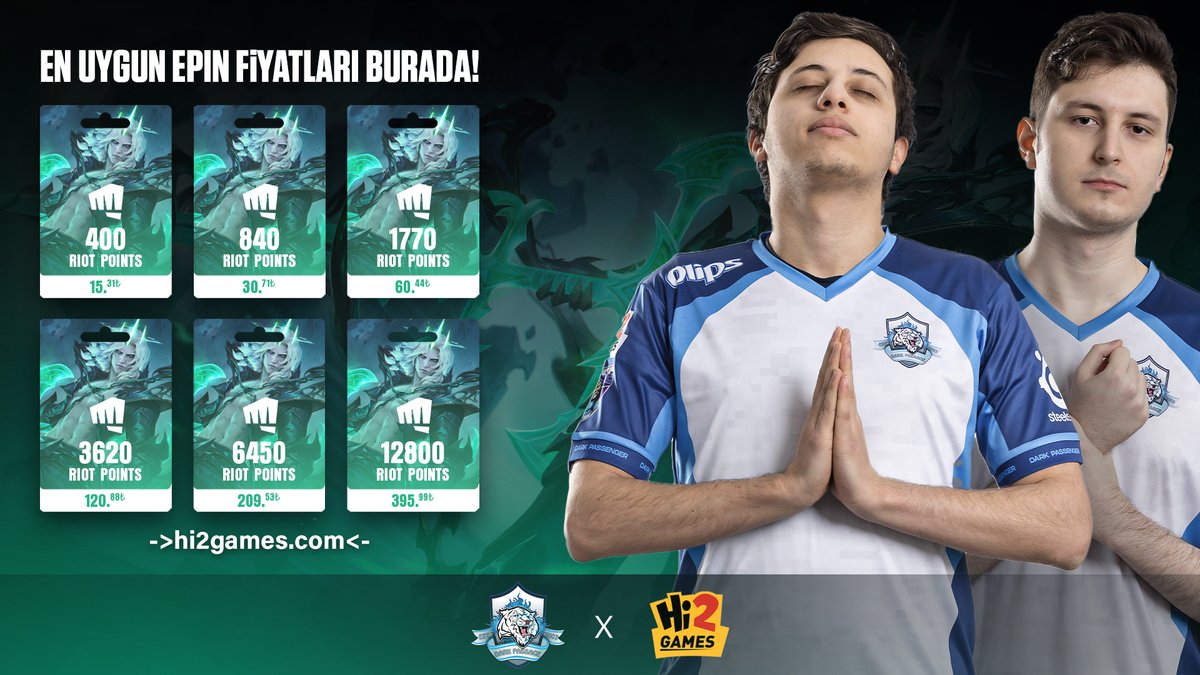 Bu harika haftayı hi2-0games'in harika fiyatlarıyla kapatalım mı? 

En uygun RP ve EPIN fiyatları için adresimiz yine hi2games.com!

Enflasyon falan hi2games'e zor işler ama siz şimdiden alın, hem bakarsınız seneye DP Gwen kostümü de çıkar 😳🤭