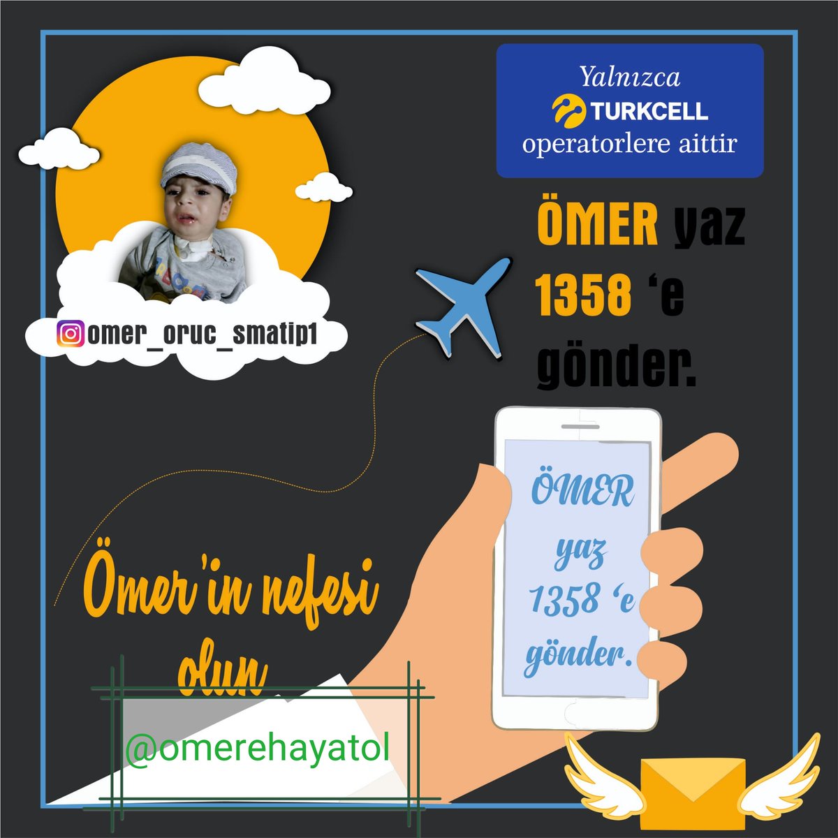 Ömer'e destek olmak isteyenler için çeşitli imkanlar:

👉 Bağış yaparak
👉 Shopier ve Ömer'in dolabından alışveriş yaparak
👉 Sms kullanarak

Daha detaylı bilgiler için: @omerehayatol

 #SMAlınınYANINDAYIZ