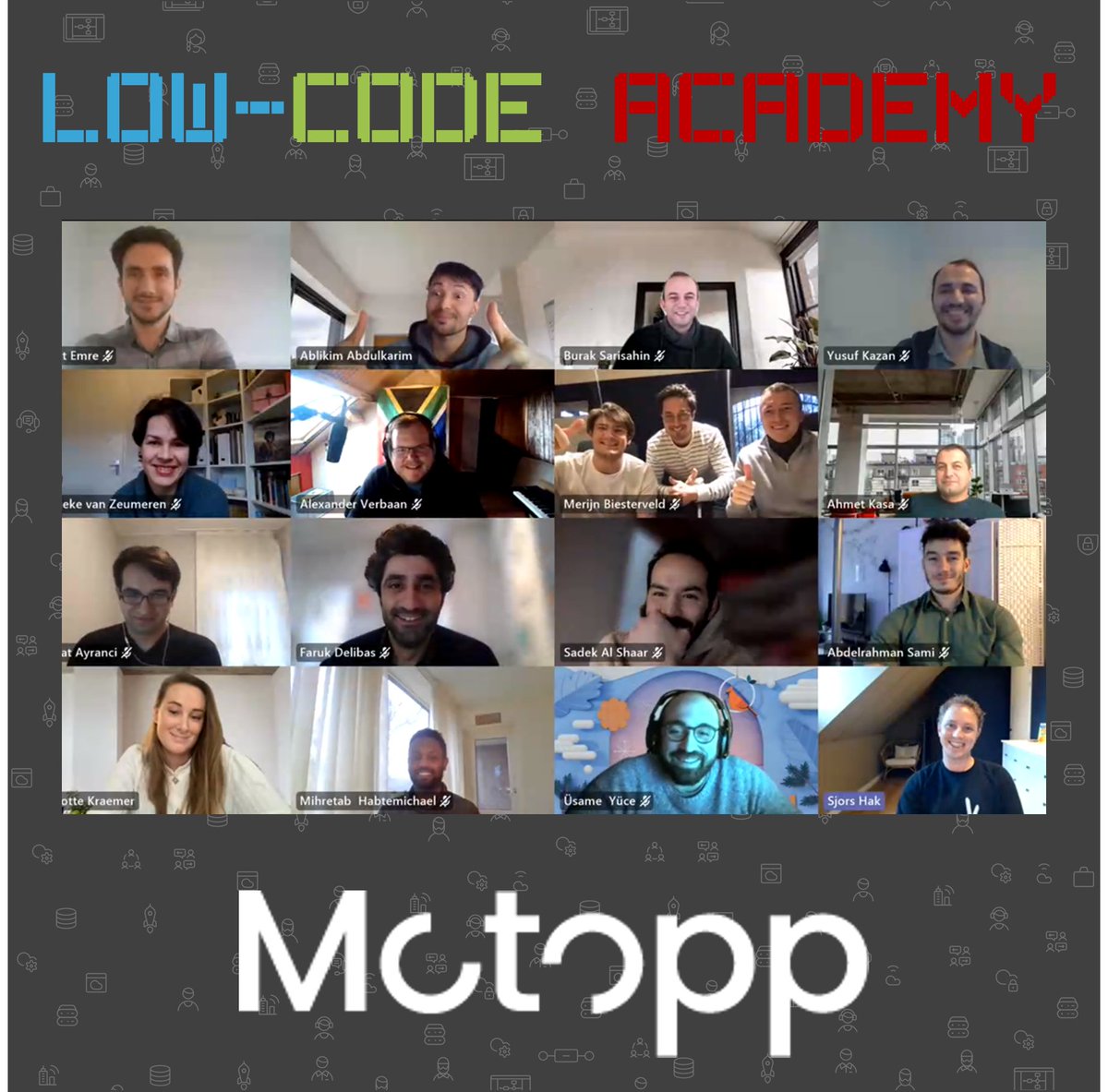 lowcodeacademy's tweet image. Last week 12 @Motopp1 devs completed the 1st 
@Mendix bootcamp! It was impressive what they produced in just two weeks. 1 more sprint to finish the bootcamp, we can&apos;t wait to see what the final demo will bring! 
Need Mx developers? &amp;gt; @Motopp1
Need training connect with us!