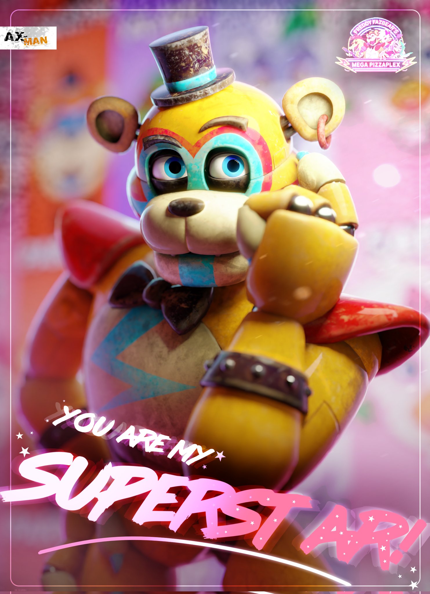 My superstar ♡ [ Glamrock Bonnie ] : r/fivenightsatfreddys