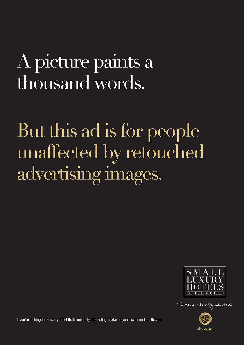 ReadMeLKP's tweet photo. Campaign for Small Luxury Hotels of the World. https://t.co/nYIn00crP4