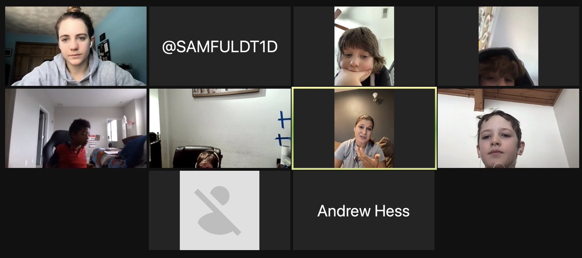 Stopping in soccer next! We have a great group of campers and coaches talking about T1D and how they play sports with it! #SamFuldT1D