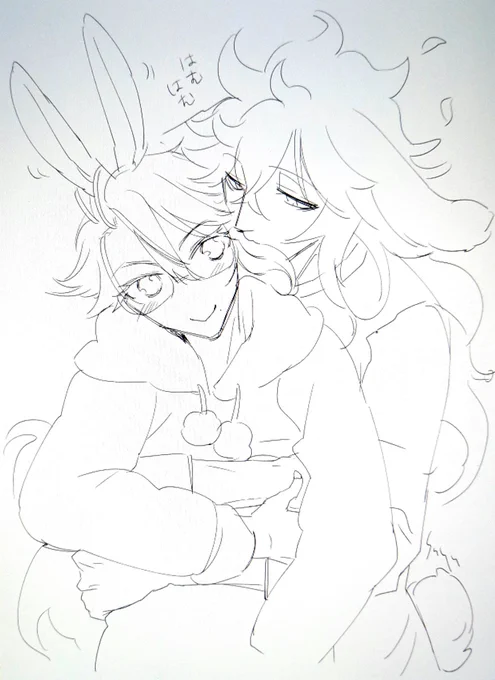 うさちゃんもかわいいよね
飼ってたくらいウサギも好き

息抜き落書き 