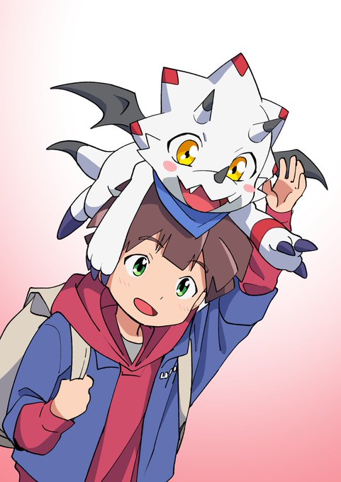 ヒロとガンマモン 