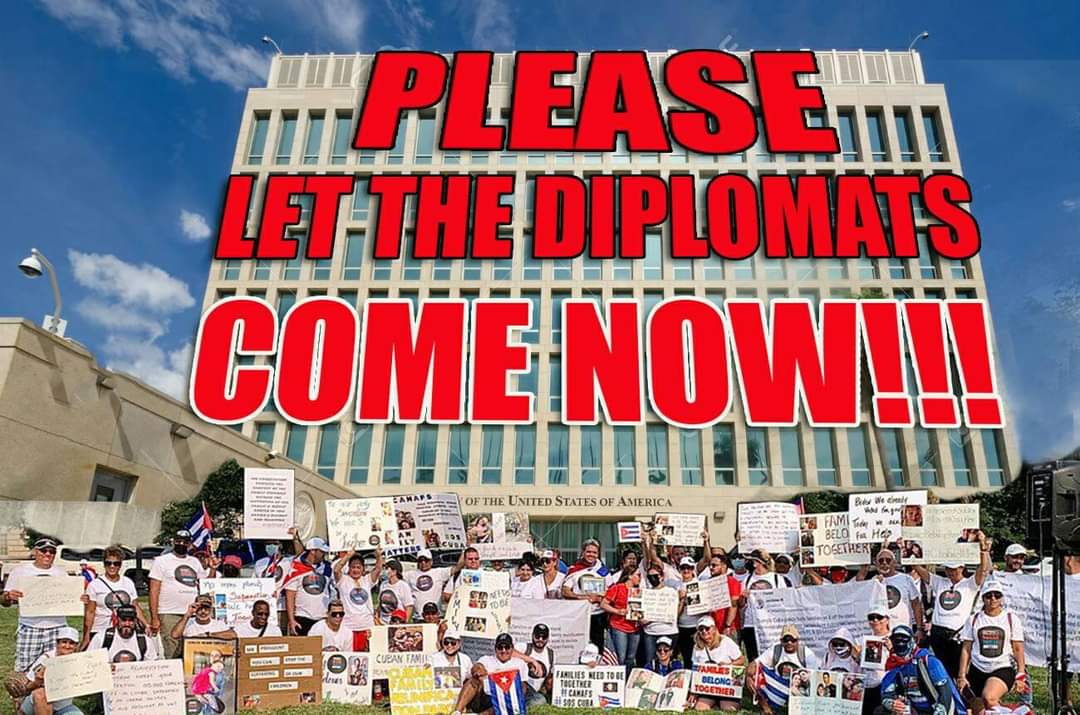 LaFamiliaEsTodo's tweet photo. #ConsularServicesInCuba #CFRP #FamilyFirst #FamiliesBelongTogether #Cubanfamiliesmatter #NoMoreGuyana #RestartCFRP #RestartIVProcessing #InterviewsInHavana @WHNSC @WHAAsstSecty @Cartajuanero @StateDept @SecBlinken @StateDeptSpox @EMendrala https://t.co/U3C3lI3cSM