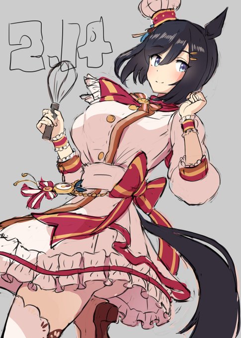 絵作業の合間、再びラフをちょっと進行。今回もボディは頭部以外を3D素体からスタートしてヘッドと衣装を後付け。3D素体は篠塚先生のポーズ付の理論を意識しつつ、さらに頭部、胸部、腰部と各部位ひねりを入れて動きもつけました。 