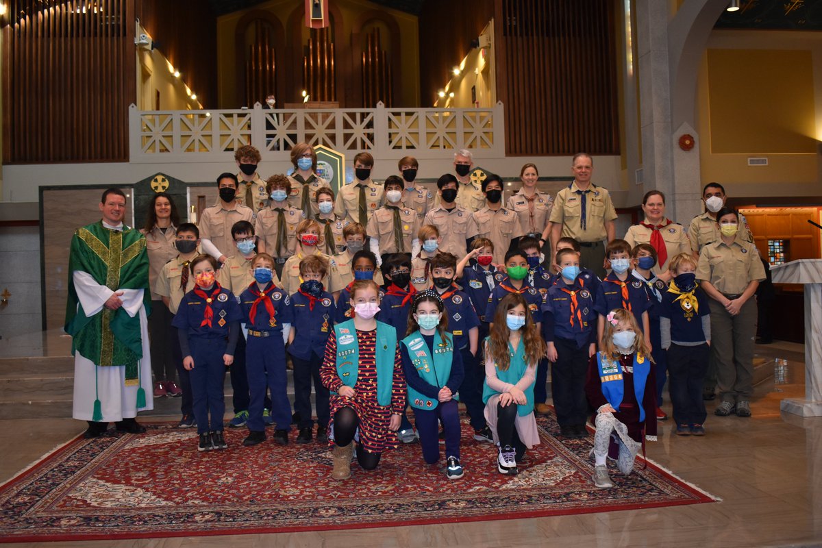 One more photo from #ScoutSunday Don't forget to order your Girl Scout cookies BEFORE #Lent!
#scoutingforlife #boyscouts #girlscouts #cubscouts