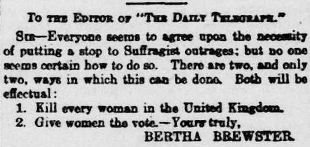 fakehistoryhunt's tweet photo. Victory or death.
Letter to the editor, 1913. https://t.co/XeTLEMVYLa