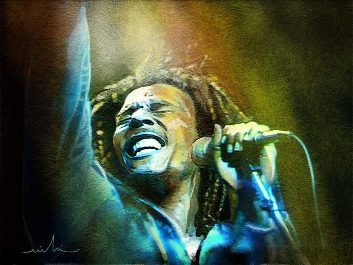 Happy birthday to Bob Marley  