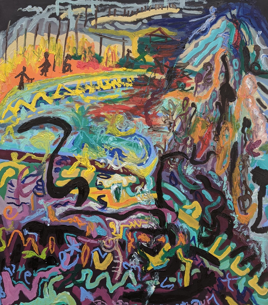 The enlightened night.
Oil on canvas, created by Ofir Hirsh under the B.D. Tranqui identity in 2020.⁠
#ofirhirsh #bdtranqui #enlightened #night #nocturno #virus #studio #corona #coronaart #covid #quarantine #isolation #panademia #panademic #symptoms #artist #outsiderart