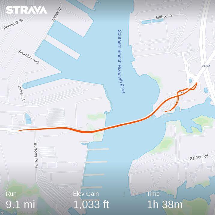 AstroDJrocks's tweet image. Getting some miles on the South Norfolk Jordan Bridge…