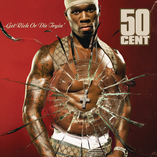 Genius's tweet image. on this day in 2003 @50cent dropped his debut studio album 'get rich or die tryin'.' best track on this heavy hitter?