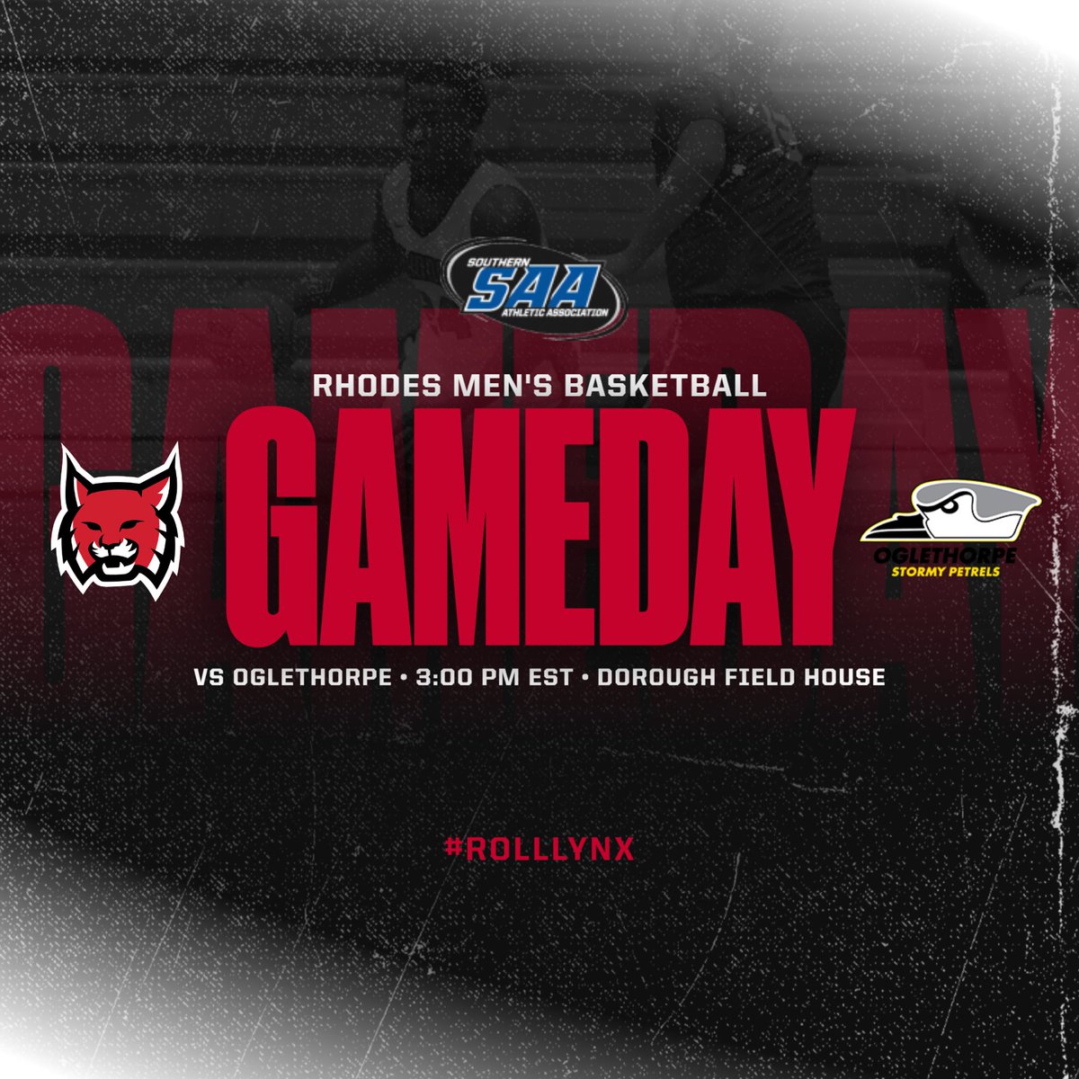 RhodesLynxMBB's tweet photo. 🆚» Oglethorpe Stormy Petrels
🏟» Dorough Field House
📍» Atlanta, GA
⏰» 3:00 PM EST
💻» https://t.co/FeH7quC4CE
📊» https://t.co/WEpCt4yYFI
#rolllynx #rhodesbasketball #lrd #td2ch #builtDIIIferent #saa #d3hoops #rhodescollege #rhodesathletics https://t.co/tNMXZBFH9c