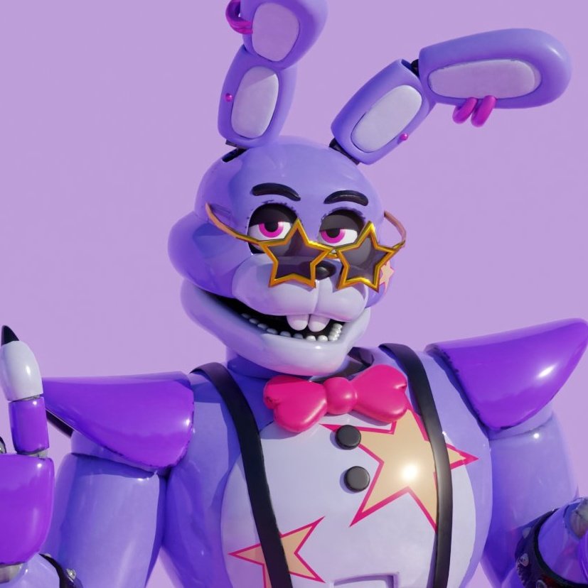 Alek on X: Glamrock bonnie renders