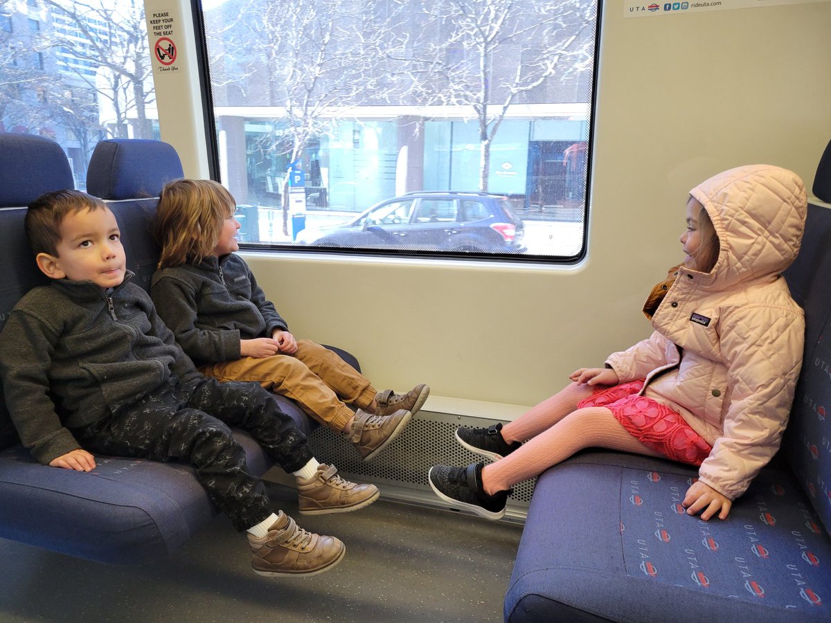 rejpag's tweet photo. Went to pick up uncle @Gregorygpage2 at the airport yesterday and loved riding Trax. Thanks @RideUTA and #FreeFareFebruary ! https://t.co/jE9G2HqsqC
