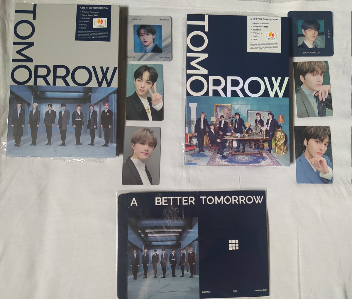 [🦋] PRONTA ENTREGA - DRIPPIN

DRIPPIN: A Better Tomorrow

Completos e tem um item de pré venda da Ktown4u

> R$120 cada
> COMBO R$230 

✨ Frete Nacional Incluso
✨ Reserva de 3 dias