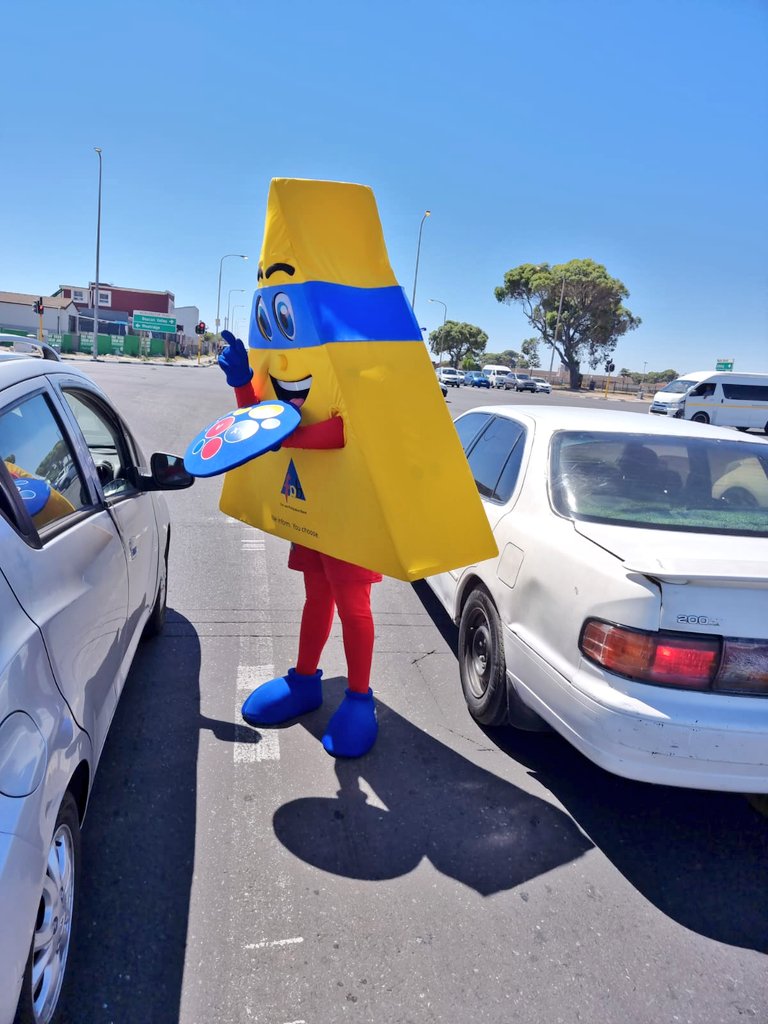 FPB_ZA's tweet photo. The FPB team and Mvikeli "The Protector" are out on the streets to do a public intersection and educate the residents about the job that FPB does and why is it important. #FPBCares #TrustedRegulator #PublicIntersection #FPBMvikeli https://t.co/02sJXstSVp