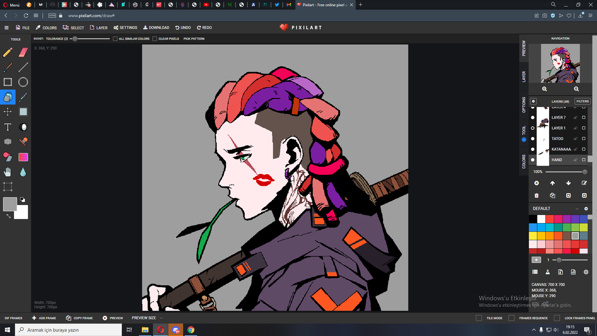 AzukiPixel's tweet photo. 50 pixel azuki are coming after 12 tonight,we will come next week with new tattoos and clothes.
Crypto.comNft collection Link:👇👇👇
https://t.co/mreOknGOTu @cryptocomnft #NFTs #NFTs #NFTCommunity #NFTdrop #nftart #pixelart https://t.co/qRFGna3bpF