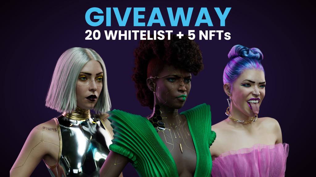 We are giving away 5 unique MetaVogue NFTs + 20 whitelist spots.

Here’s how to enter:

1. Follow 
@MetavogueNFT 
 
2. Tag a friend under this post (each tag = 1 entry)
3. Retweet this post
4. Join our Discord discord.gg/metavogue

Good luck!
