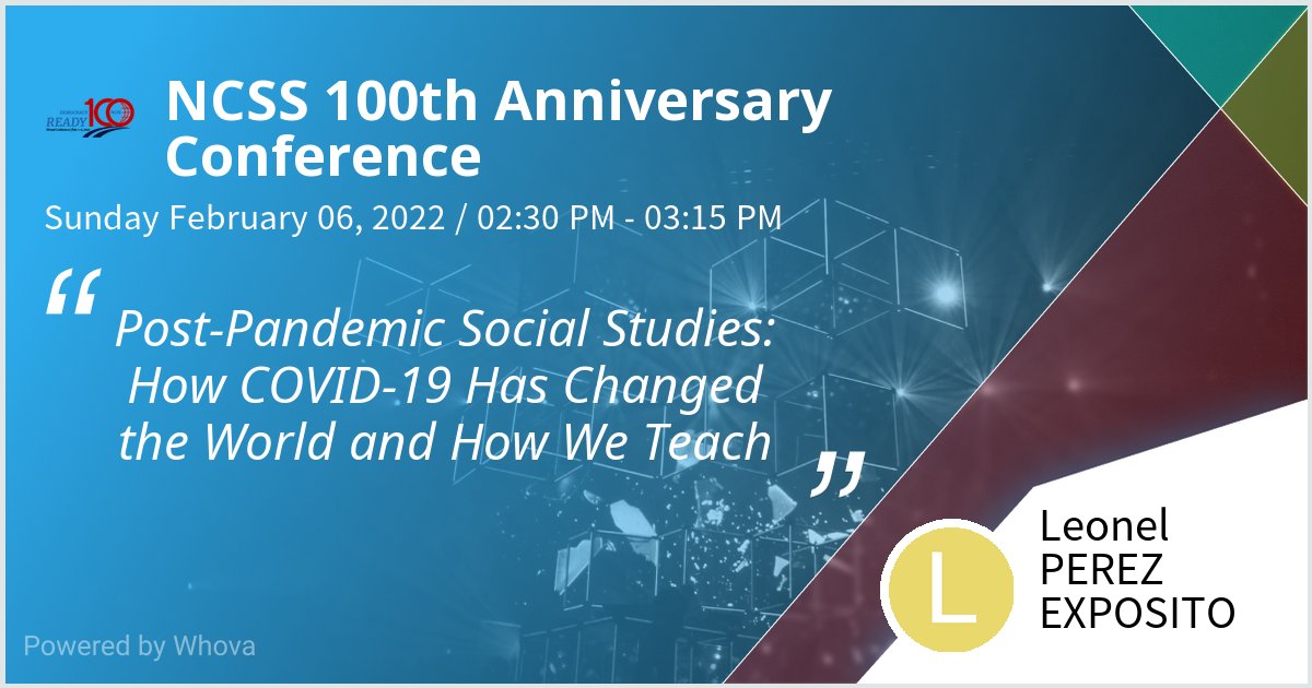 I am speaking at NCSS 100th Anniversary Conference.