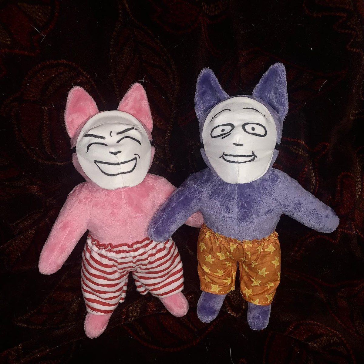 invsiblefeathrs's tweet photo. just finished up some custom Onomadek and Kedamono plushies for someone on instagram! #popeetheperformer #kedamono #onomadek #ポピーザぱフォーマー https://t.co/riJPjZES8p