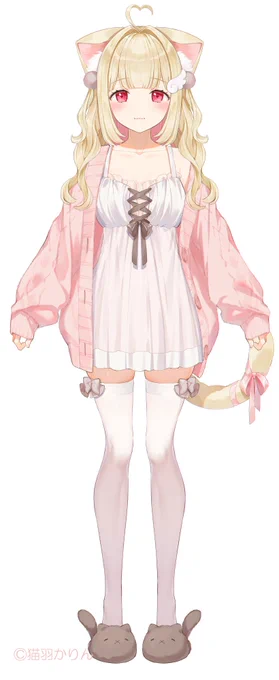 【おしごと】
猫羽かりんちゃん新衣装おしたてしました!
よろしくお願いします🐱可愛い顔 