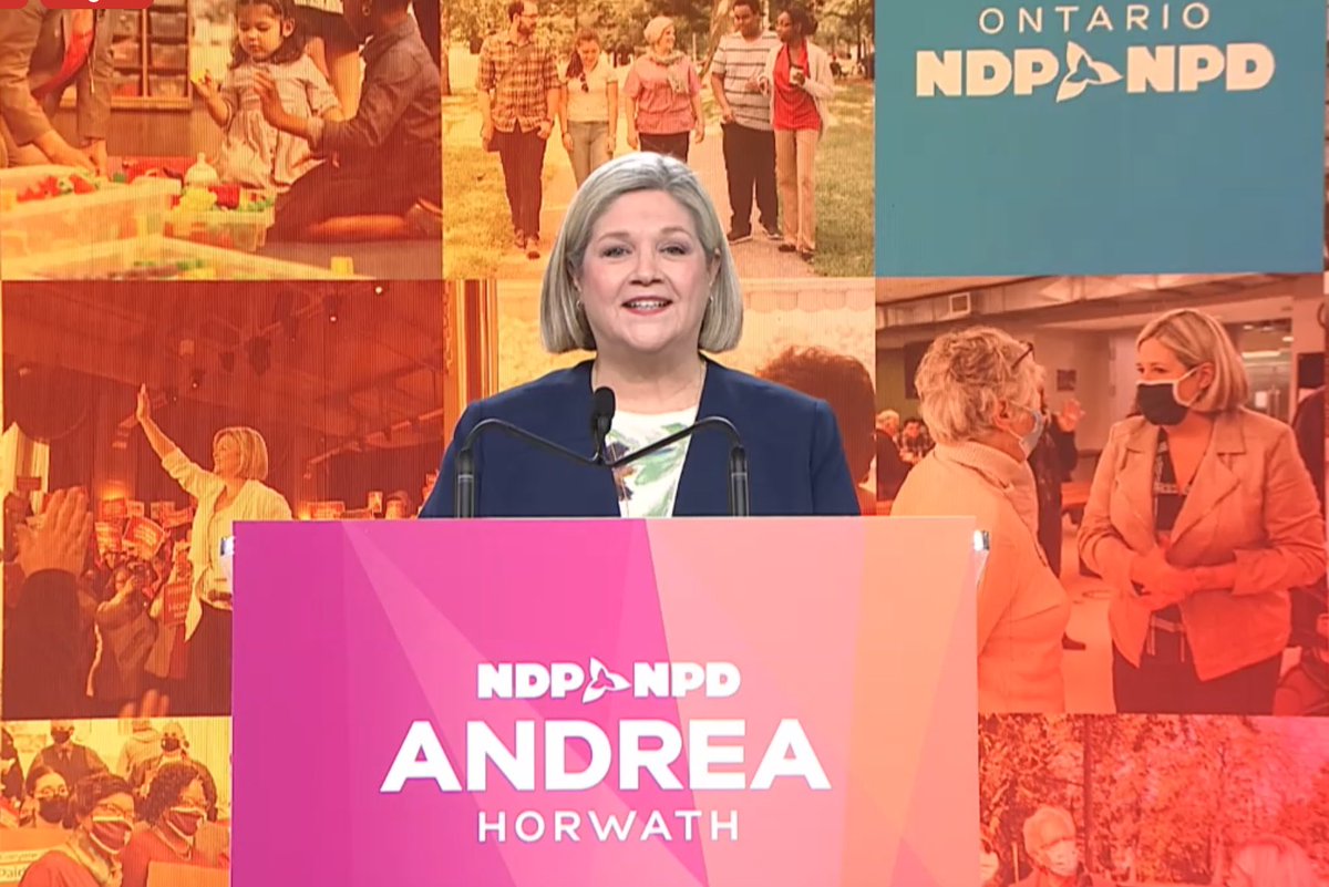 BermanPCMD's tweet photo. At #ONDPCon2022, @AndreaHorwath giving one of her best speeches ever

#WeWillGetItDone

Great motivation to get behind her for #Election2022 

Go Andrea!

#GoNDP
@OntarioNDP 
#NDP2022 #VoteNDP https://t.co/eLGtEtUSaY