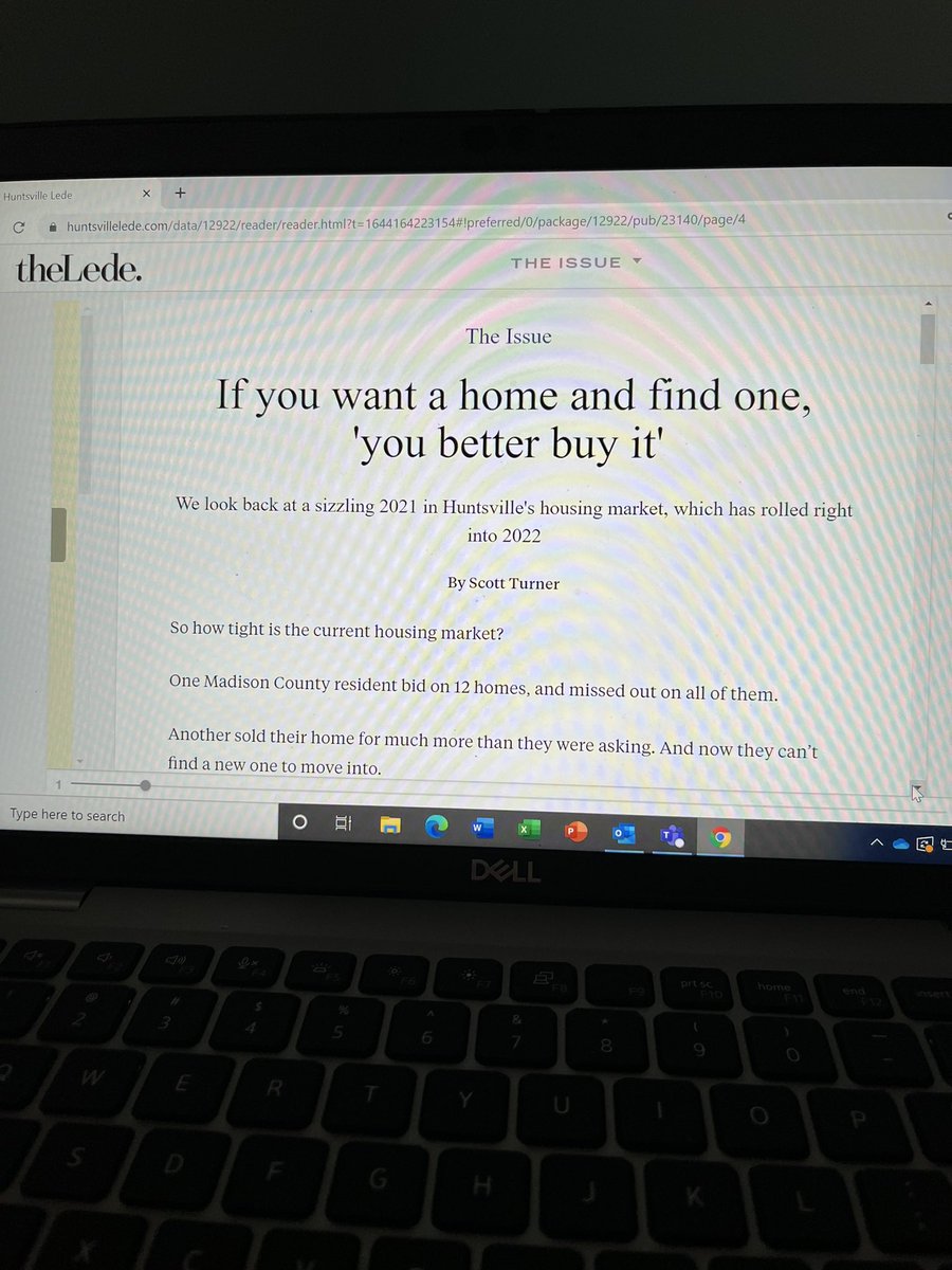 ScottTurner_'s tweet image. Today’s cover story in The Lede: if you find a home in Huntsville, you better buy it.
#thelede #huntsvilletimes #aldotcom

huntsvillelede.com/data/12922/rea…